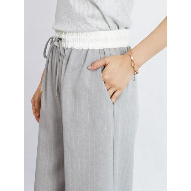 FENNEL ワイドパンツ ジョーゼットドレープワイドパンツ - FENNEL