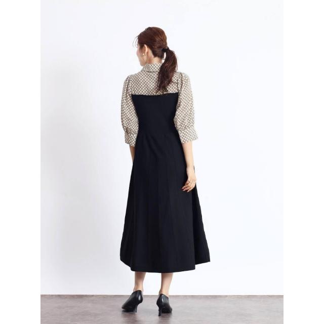 フェンネル（FENNEL）/シャツドッキングニットワンピース_4
