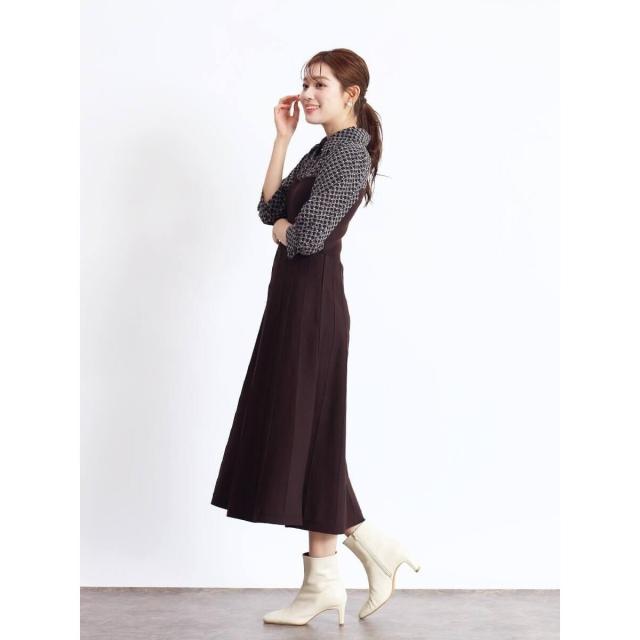 フェンネル（FENNEL）/シャツドッキングニットワンピース_7