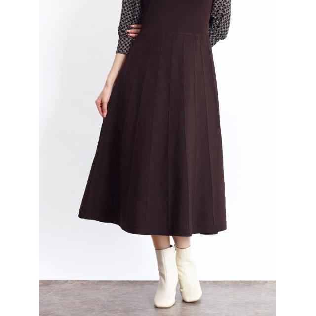 フェンネル（FENNEL）/シャツドッキングニットワンピース_10