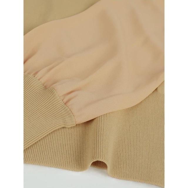 フェンネル（FENNEL）/異素材コンビロングスリーブニットトップス_13
