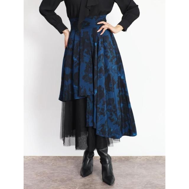 フェンネル（FENNEL）/チュールレイヤードフラワースカート