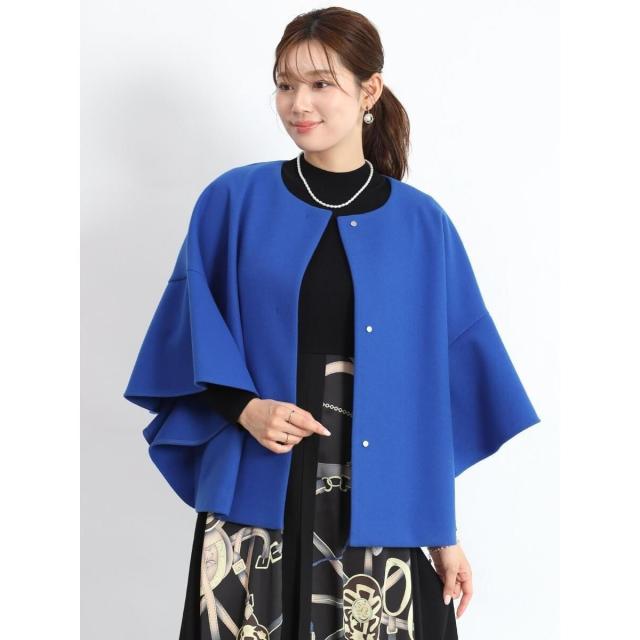 フェンネル（FENNEL）/ラッフルスリーブウールライクアウター