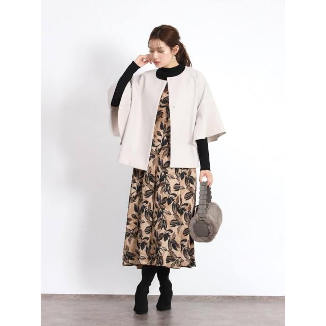 フェンネル FENNEL ラッフルスリーブ アウター コート フレアスリーブ