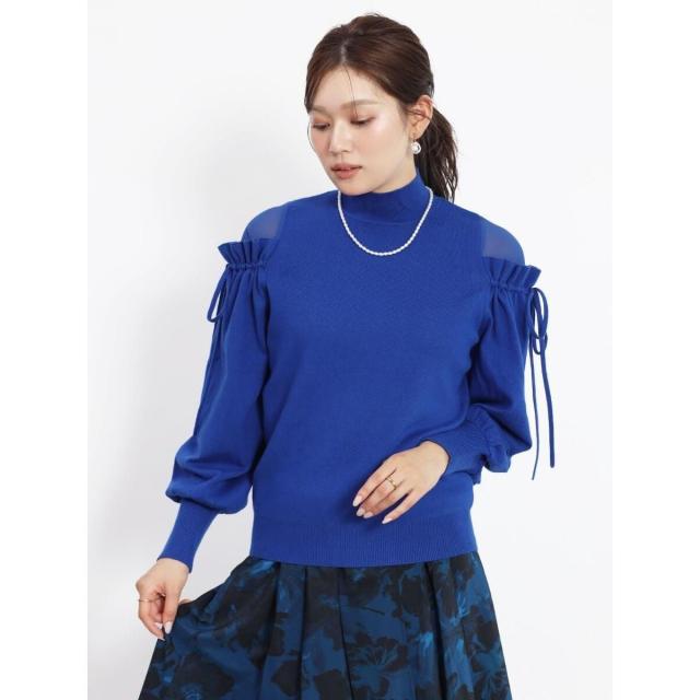 フェンネル（FENNEL）/ショルダーリボンニットトップス