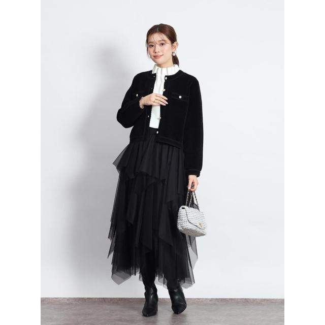 フェンネル（FENNEL）/ネックギャザーブラウス ブラウス