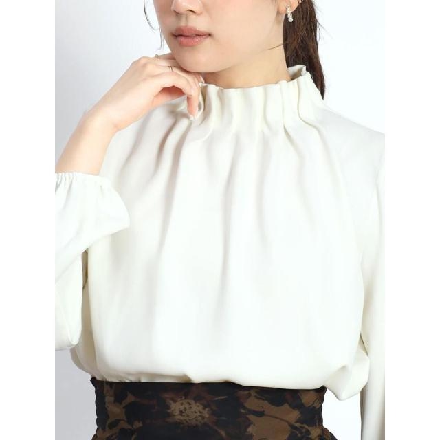 フェンネル（FENNEL）/ネックギャザーブラウス ブラウス