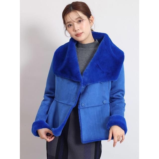 フェンネル（FENNEL）/フェイクムートンビッグカラージャケット