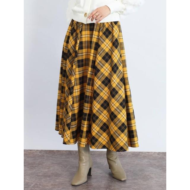 【NEW】フェンネル（FENNEL）/タータンチェックフレアスカート