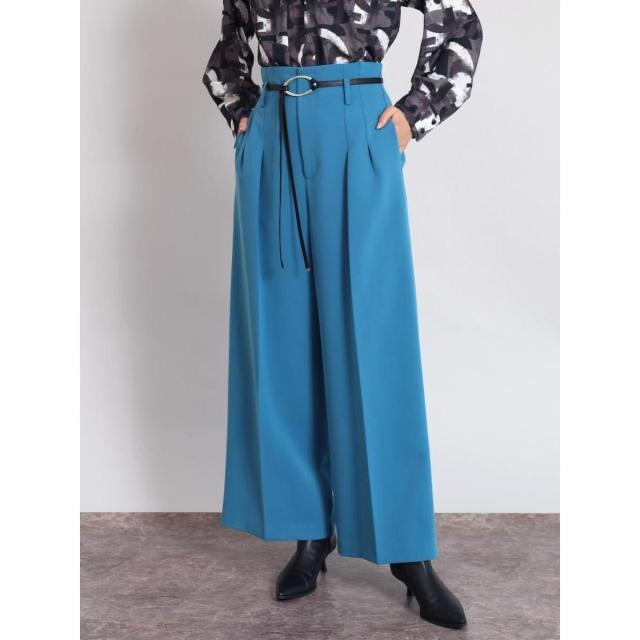 【NEW】フェンネル（FENNEL）/サークルバックルストレッチワイドパンツ