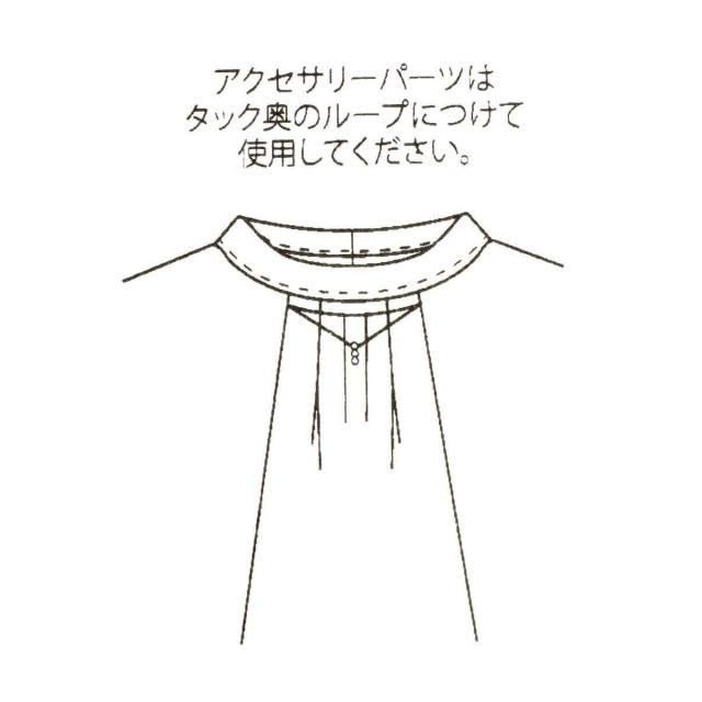 フェンネル（FENNEL）/ボリュームタックスリーブブラウス