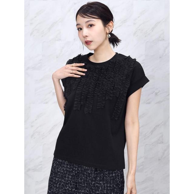 フェンネル（FENNEL）/レイヤーフリルTシャツ