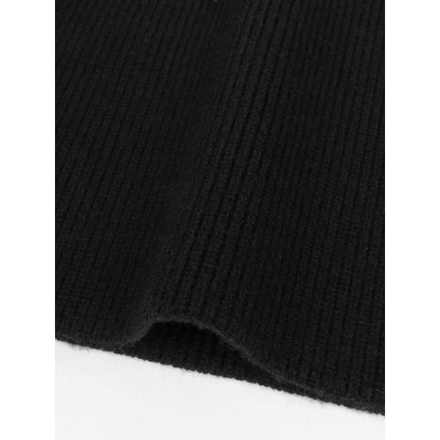 プチローブ（petirobe）/ドットチュールドッキングニットワンピース_10
