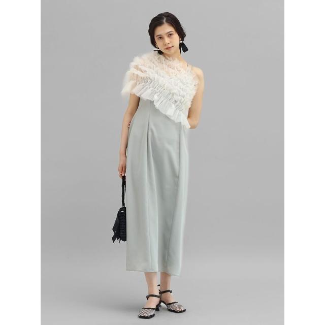 プチローブ（petirobe）/チュールティアードケープドレス