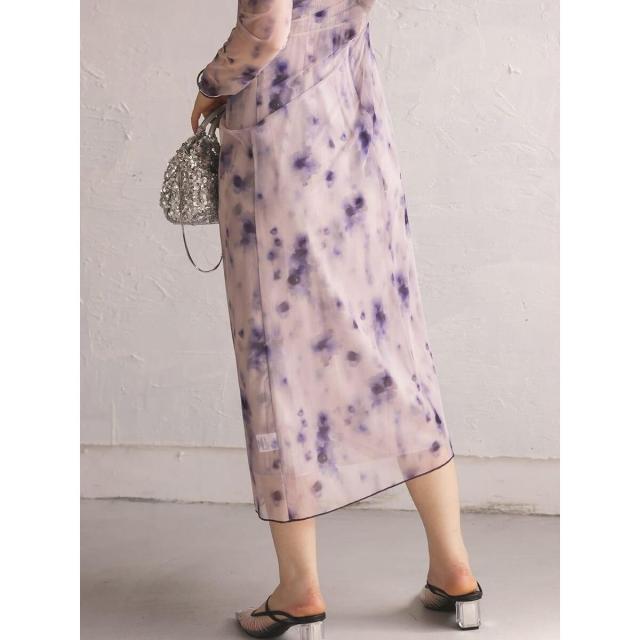 プチローブ（petirobe）/シアーニュアンスアシンメトリーワンピースの