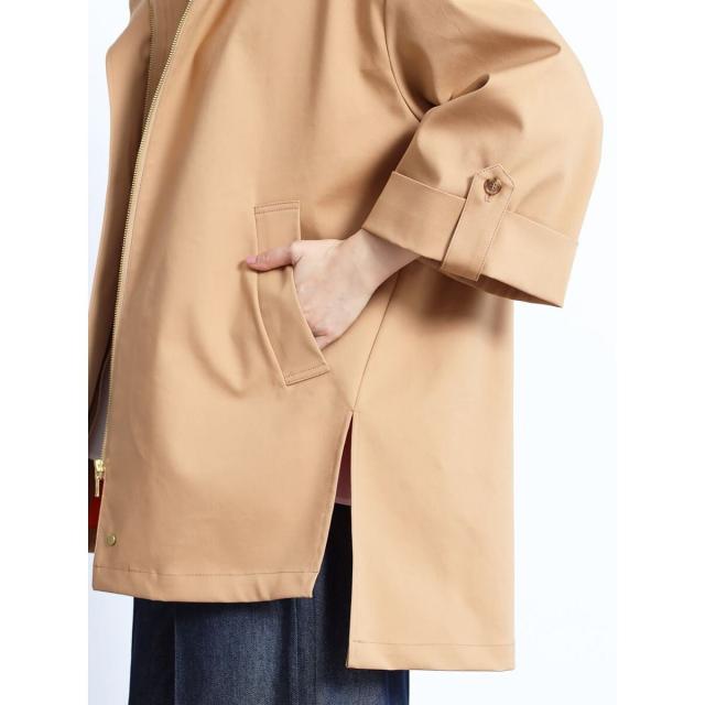 グランターブル（GRANDTABLE）/バイカラーオーバーコート