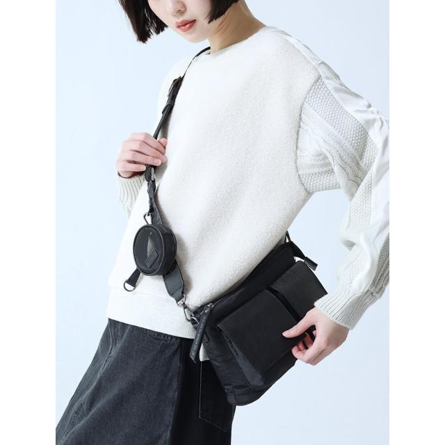 ヌエール（nouer）/フェイクレザーポケット2wayバッグ