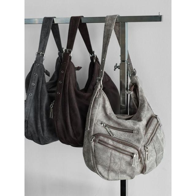 NEW】ヌエール（nouer）/ヴィンテージライクハーフムーンバッグ 楽天