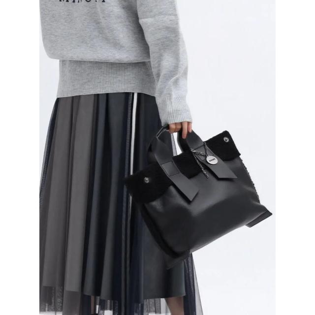 【NEW】ヌエール（nouer）/ボアコンビトートバッグ