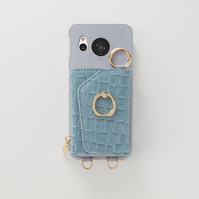 エンハンス（enHANCE）/android ケース 【リング クロコ】aquosケース スマホショルダー スマホポーチ