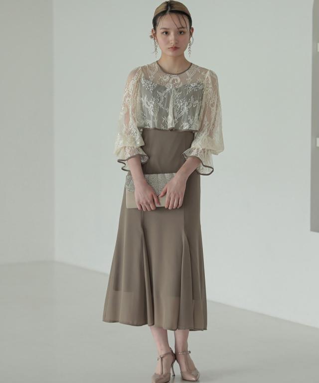 ビレイ（birei）/レースコンビマーメイドドレス