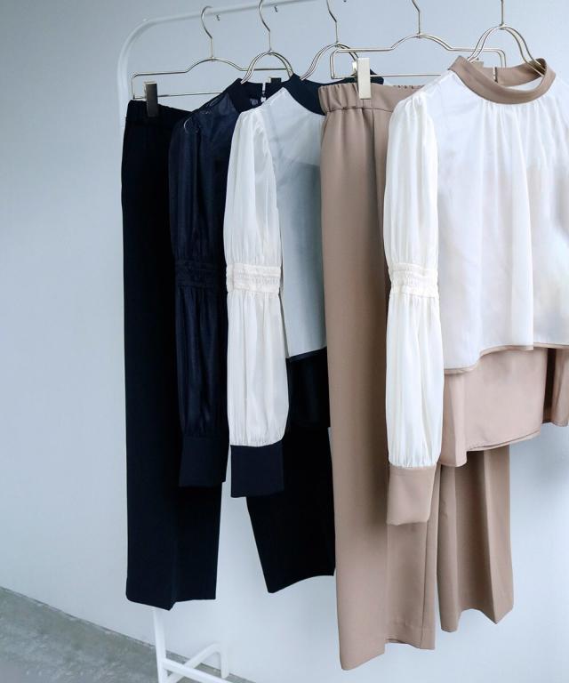 リプリート（REPLETE）/【REPLETE/WEB限定】LAYERED PANTS DRESSの通販