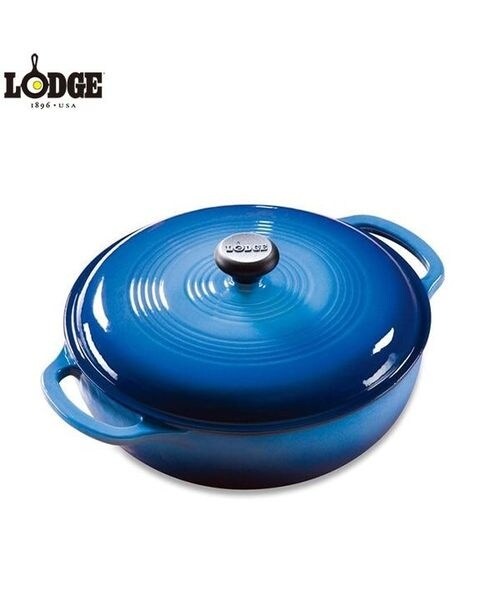 ロッジ（LODGE）/収納・キャリー・その他グッズ ロッジ エナメル ダッチオーヴン 3クォート ブルー9−3／4インチ