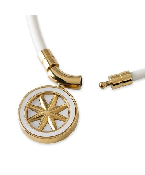 その他のブランド（other）/ネックレス EARTH MINI WHITE×GOLD 43CMの