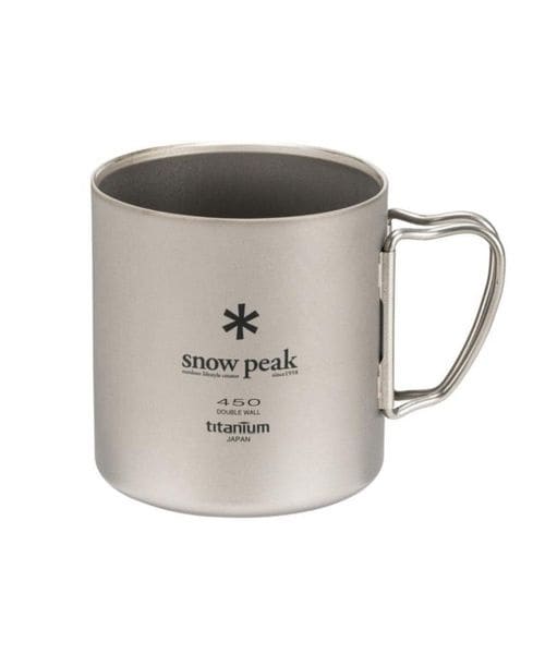 スノーピーク（snowpeak）/ソロキャンプ用クッカー チタンダブルマグ 450