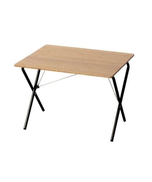 マウンテンハイカー-屋外キャンプ竹折りたたみテーブル、ポータブル