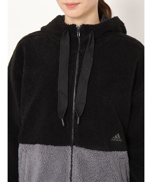 アディダス（adidas）/フリース・ニット W MH CB ボアジャケット