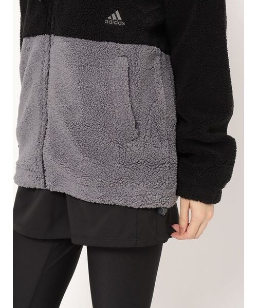 アディダス（adidas）/フリース・ニット W MH CB ボアジャケット アディダス（adidas）/フリース・ニット W MH CB ボアジャケット