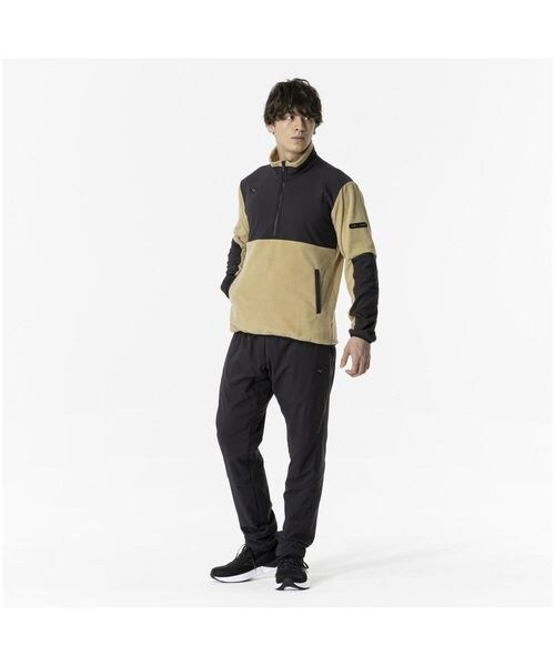 ミズノ（MIZUNO）/フリース・ニット ハイブリッドフリースハーフジップ