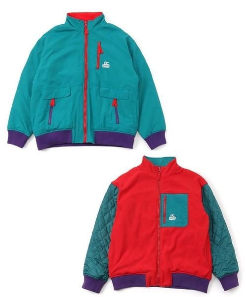 チャムス（CHUMS）/ジャケット Fleece Back Reversible Jacket (フリース バック リバーシ