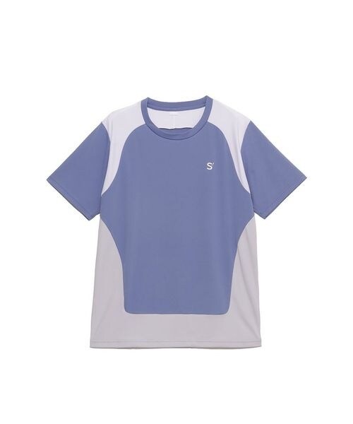 サニデイズトウキョウ（sanideiz TOKYO）/ショートスリーブTシャツ for RUN ドライスムースpr カラーブロックTシャツ MENS