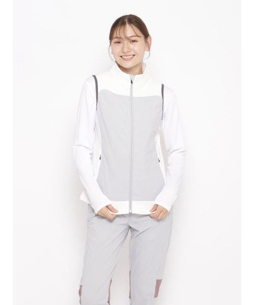 サニデイズトウキョウ（sanideiz TOKYO）/ウインドブレーカー HYBRID 中綿／ジャージ スタンドカラーベスト LADIES サニデイズトウキョウ（sanideiz TOKYO）/ウインドブレーカー HYBRID