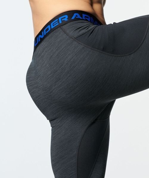 【美品】 UNDER ARMOUR CG アンダーアーマー コンプレッション メタル レディース インナーウェア ハイネック 長袖 サイズSM ピンク 裏起毛