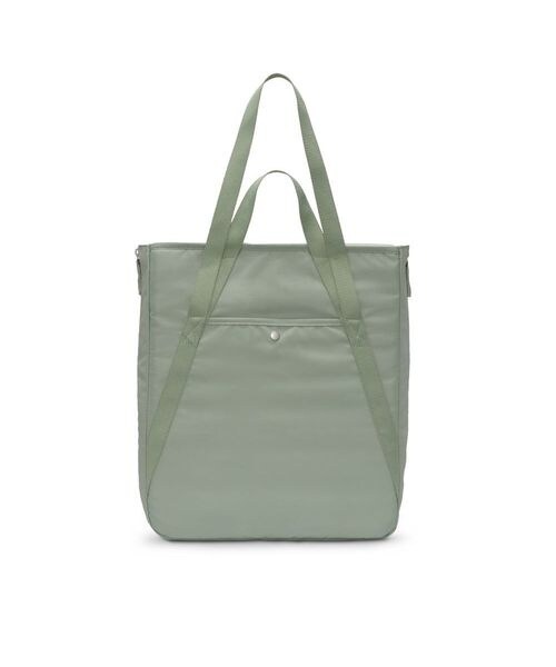 NIKE◆トートバッグ/ナイロン/GRY/無地