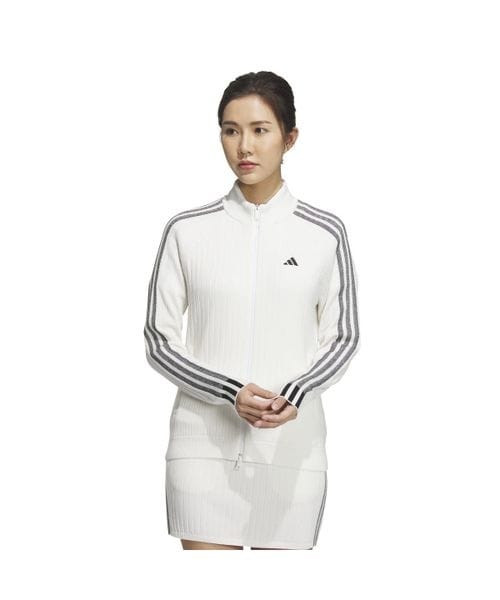 アディダス（adidas）/スウェット・パーカー スリーストライプス　防風　長袖ライニングセーター