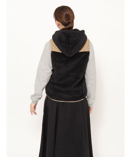 チャムス エルモフリースベスト アイボリー L CH04-1423 【公式 チャムス エルモフリースベスト アイボリー L CH04-1423 【公式