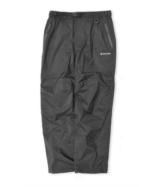 スノーピーク（peak）/パンツ 2．5L RAIN PANTS XL BLACK
