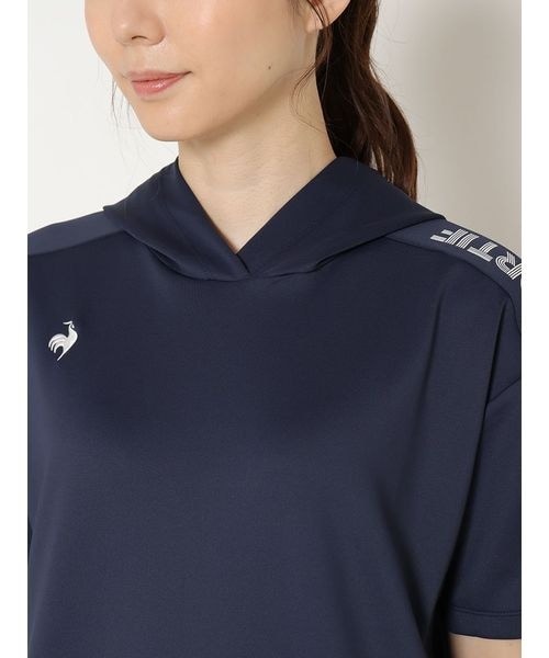 ルコックスポルティフ（ゴルフ）（le coq sportif golf）/スウェット・パーカー スフレダンボール半袖フーディー ルコックスポルティフ（ゴルフ）（le coq sportif golf）/スウェット