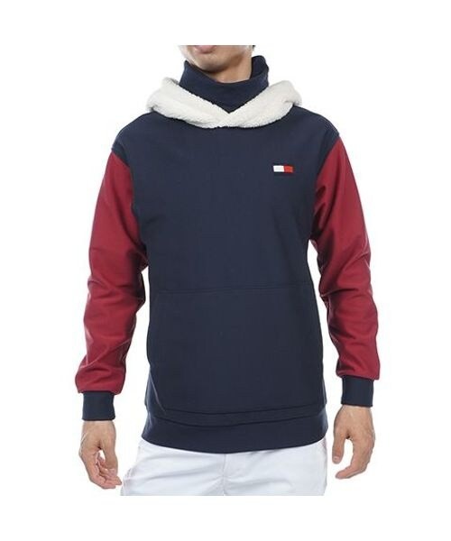 トミー ヒルフィガー ゴルフ（TOMMY HILFIGER GOLF）/スウェット・パーカー トミーフィルフィガーゴルフ　ネックウォーマー付 スウェッ…