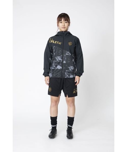 アスレタ ATHLETA FCA ストレッチウィンドジャケット （BLK MIX