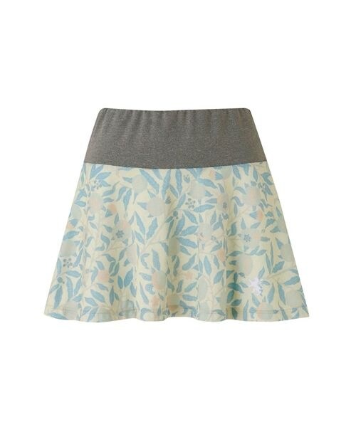 【NEW】その他のブランド（other）/その他バイクウェア フレアスカート　ボタニカルプリント　イエロー 5,467円