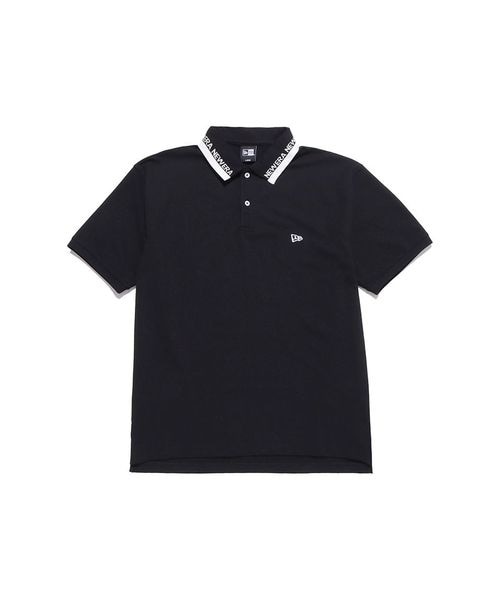 ニューエラ（NEW ERA）/Tシャツ SS OS PL COLLAR LOGO BLK