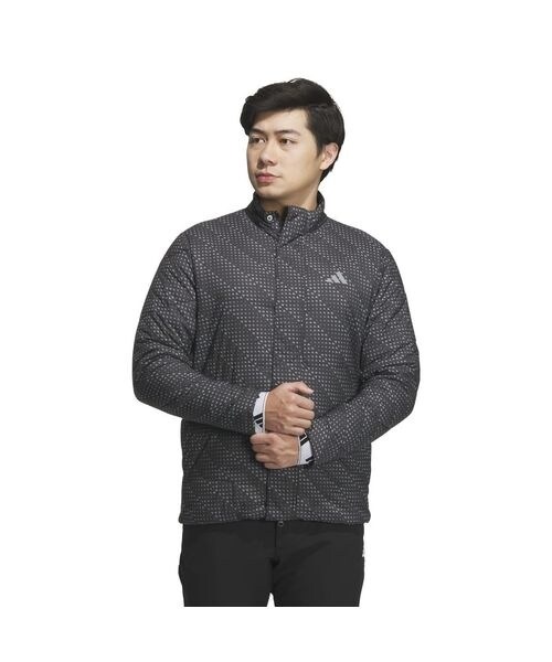 アディダス BOSグラフィック 保温 中わたジャケット XL 　ゴルフウェア アディダス 【ゴルフ】BOSグラフィック 保温 中わたジャケット