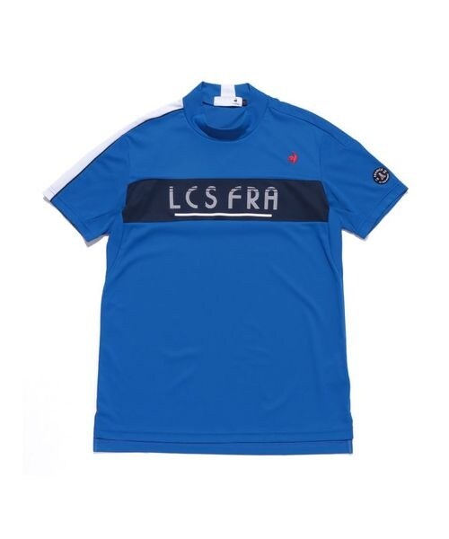 ルコックスポルティフ（ゴルフ）（le coq sportif golf）/ハイネック 【ストレッチフォーサー】切替デザインモックネックシャツ
