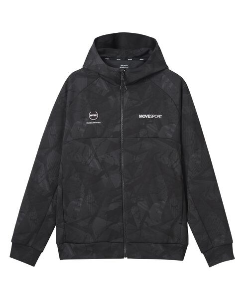 デサント（descente）/ジャケット S．F．TECH SHIELD 総柄グラフィック フルジップフーディー_1