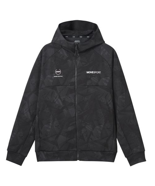 デサント（descente）/ジャケット S．F．TECH SHIELD 総柄グラフィック フルジップフーディー